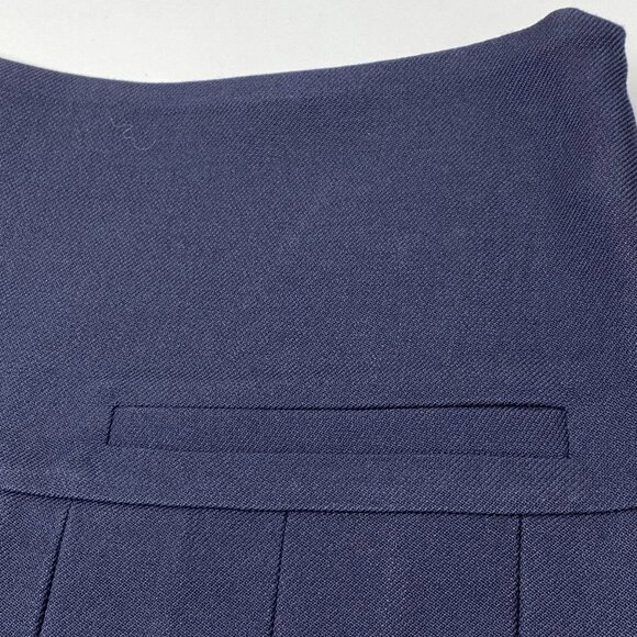 Shushu/Tong Women’s A-Line Pleated Skirt – Navy Blue - Picture 5 of 9